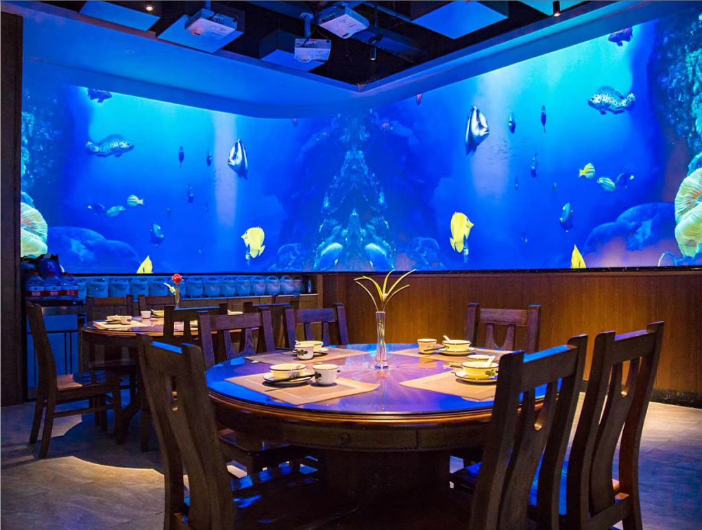 江西贛州首家5D全息投影餐廳改造完成開業-博視界科技